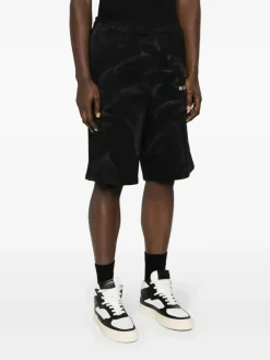44 LABEL GROUP Shorts<SHORTS SMOKE Nero