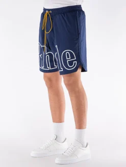 RHUDE Shorts<SHORTS SPORTIVO CON LOGO Bianco, Blu