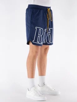 RHUDE Shorts<SHORTS SPORTIVO CON LOGO Bianco, Blu