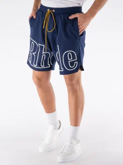 RHUDE Shorts<SHORTS SPORTIVO CON LOGO Bianco, Blu