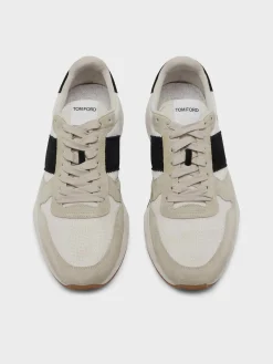 Sneaker<SNEAKER JAGGA Beige, Bianco, Nero
