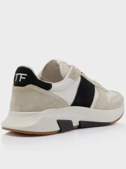 Sneaker<SNEAKER JAGGA Beige, Bianco, Nero