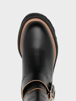 SACAI Stivali<STIVALE ALTO ENGINEER Nero