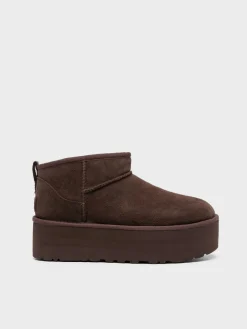 UGG AUSTRALIA Stivali<STIVALE CLASSIC ULTRA MINI PLATFORM Marrone
