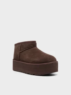UGG AUSTRALIA Stivali<STIVALE CLASSIC ULTRA MINI PLATFORM Marrone