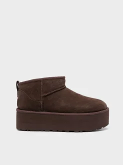 UGG AUSTRALIA Stivali<STIVALE CLASSIC ULTRA MINI PLATFORM Marrone
