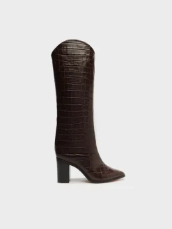 SCHUTZ Stivali<STIVALE CON TACCO Marrone