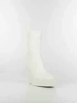 GIA BORGHINI Stivali<STIVALE TEXAN ANKLE BOOT Bianco
