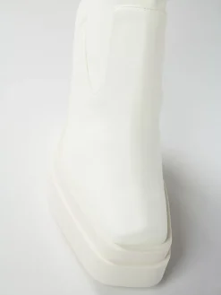 GIA BORGHINI Stivali<STIVALE TEXAN ANKLE BOOT Bianco