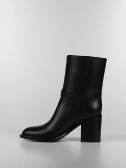 BURBERRY Stivali<STIVALETTI IN PELLE Nero