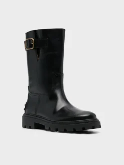 TOD'S Stivali<STIVALETTO GOMMA PESANTE 08J I23 Nero