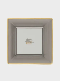 ETRO HOME ACCESSORY Accessori Decorativi<SVUOTATASCHE Bianco, Grigio