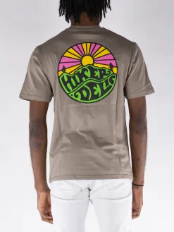 HIKERDELIC T-Shirt<T -SHIRT ORIGINAL S/S Giallo, Marrone, Nero, Rosa, Verde
