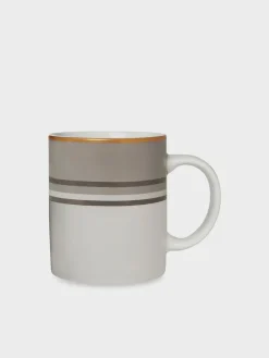 ETRO HOME ACCESSORY Tempo Libero|Borracce<TAZZA IN PORCELLANA Bianco, Grigio