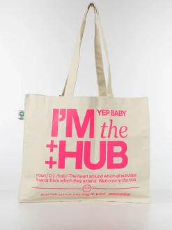 SUSI HUB MERCH Borse|Borse A Spalla<TOTE BAG CANVAS FUCHSIA SIGN Bianco, Fuxia