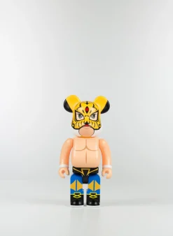 MEDICOM Accessori Decorativi<TOY BE@RBRICK TIGER MASK 400% Blu, Giallo, Multicolor, Nero, Rosa