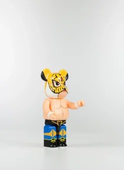 MEDICOM Accessori Decorativi<TOY BE@RBRICK TIGER MASK 400% Blu, Giallo, Multicolor, Nero, Rosa