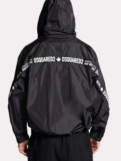 DSQUARED Giacche<TRACKSUIT BOMBER Bianco, Nero