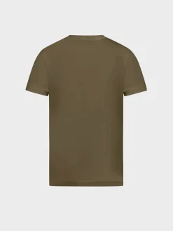 STONE ISLAND T-Shirt<T-SHIRT 60/2 COTTON JERSEY Bianco, Marrone, Nero
