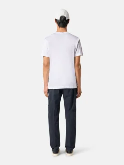 STONE ISLAND T-Shirt<T-SHIRT 60/2 COTTON JERSEY Bianco