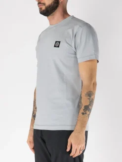 STONE ISLAND T-Shirt<T-SHIRT 60/2 COTTON JERSEY Bianco, Grigio, Nero