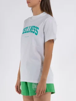 SPORTY&RICH T-Shirt<T-SHIRT WELLNESS Bianco, Verde