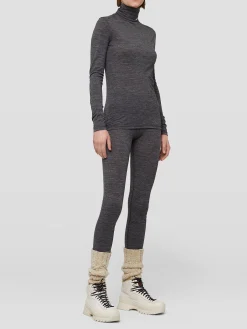 JIL SANDER T-Shirt<T-SHIRT A COLLO ALTO Grigio