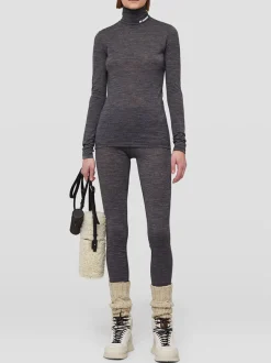 JIL SANDER T-Shirt<T-SHIRT A COLLO ALTO Grigio