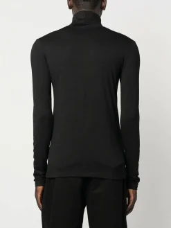 JIL SANDER T-Shirt<T-SHIRT A COLLO ALTO Nero