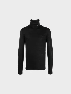 JIL SANDER T-Shirt<T-SHIRT A COLLO ALTO Nero