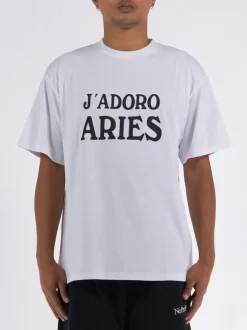 ARIES T-Shirt<T-SHIRT ADORE Bianco, Nero