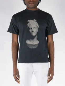 ARIES T-Shirt<T-SHIRT AGED STATUE Grigio, Nero
