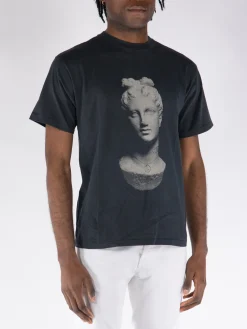 ARIES T-Shirt<T-SHIRT AGED STATUE Grigio, Nero