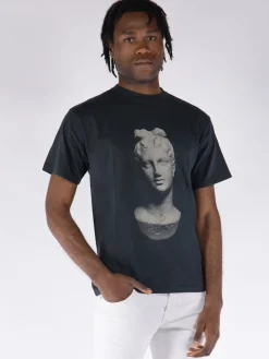 ARIES T-Shirt<T-SHIRT AGED STATUE Grigio, Nero