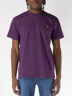 CARHARTT WIP T-Shirt<T-SHIRT AMERICAN SCRIPT Viola