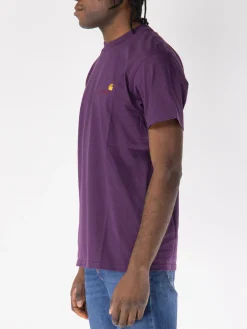 CARHARTT WIP T-Shirt<T-SHIRT AMERICAN SCRIPT Viola