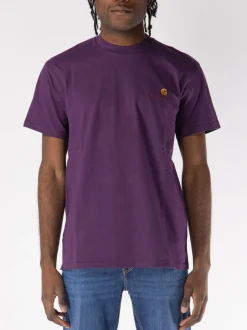 CARHARTT WIP T-Shirt<T-SHIRT AMERICAN SCRIPT Viola