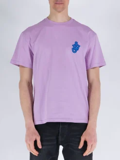 JW ANDERSON T-Shirt<T-SHIRT ANCHOR PATCH Rosa