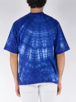MARCELO BURLON T-Shirt<T-SHIRT AOP SOUNDWAVES OVER Blu