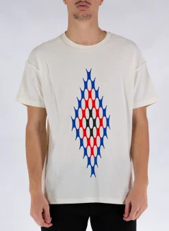 PURPLE DENIM T-Shirt<T-SHIRT ARTIFACT INSIDEOUT Bianco
