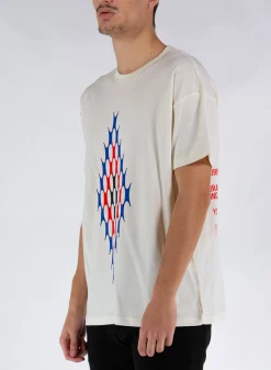 PURPLE DENIM T-Shirt<T-SHIRT ARTIFACT INSIDEOUT Bianco