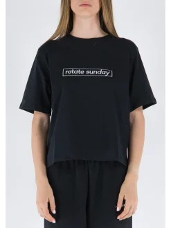 ROTATE BIRGER CHRISTENSEN T-Shirt<T-SHIRT ASTER Nero