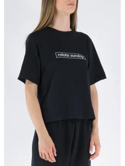 ROTATE BIRGER CHRISTENSEN T-Shirt<T-SHIRT ASTER Nero
