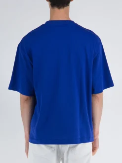 OFF-WHITE T-Shirt<T-SHIRT BODY STITCH SKATE S/S TEE Bianco, Blu