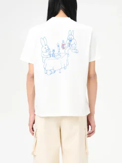 OUR LEGACY T-Shirt<T-SHIRT BOX Azzurro, Bianco, Rosso