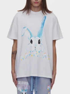 NAHMIAS T-Shirt<T-SHIRT BUNNY Azzurro, Bianco
