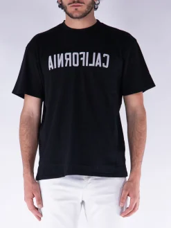 NAHMIAS T-Shirt<T-SHIRT CALIFORNIA Bianco, Nero