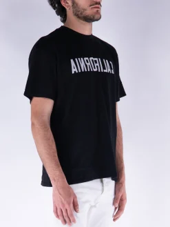 NAHMIAS T-Shirt<T-SHIRT CALIFORNIA Bianco, Nero