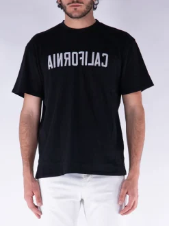 NAHMIAS T-Shirt<T-SHIRT CALIFORNIA Bianco, Nero