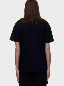 NAHMIAS T-Shirt<T-SHIRT CALIFORNIA POETRY VARSITY Bianco, Nero